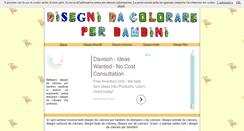 Desktop Screenshot of disegnidacolorareperbambini.net